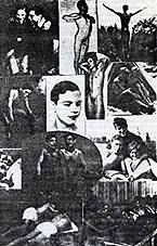 Bildtafel aus dem Lagebericht "Kriminalitt und Gefhrdung der Jugend" der Reichsjugendfhrung aus dem Jahr 1941