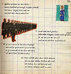 "Platoff preisen wir den Helden" - Einer der damaligen "Hits", hier aus einem selbst gestalteten Liederbuch