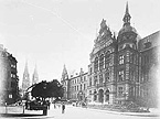 Das Gerichtsgebude am Appellhofplatz um die Jahrhundertwende