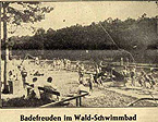 Das Waldbad Dnnwald im Jahr 1938